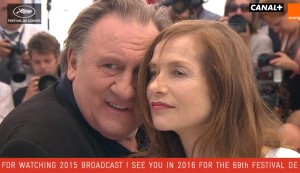 Gerard Depardieu und Isabelle Huppert in "Valley of Love", Festival Cannes © Canal+