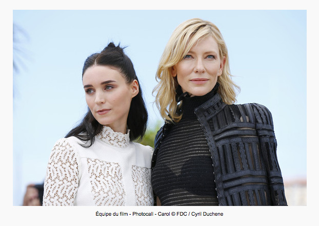 Rooney Mara und Cate Blanchett in "Carol", © Cyril Duchene