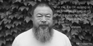 Ai Weiwei credit: Internationales Literaturfestival Berlin © Privat