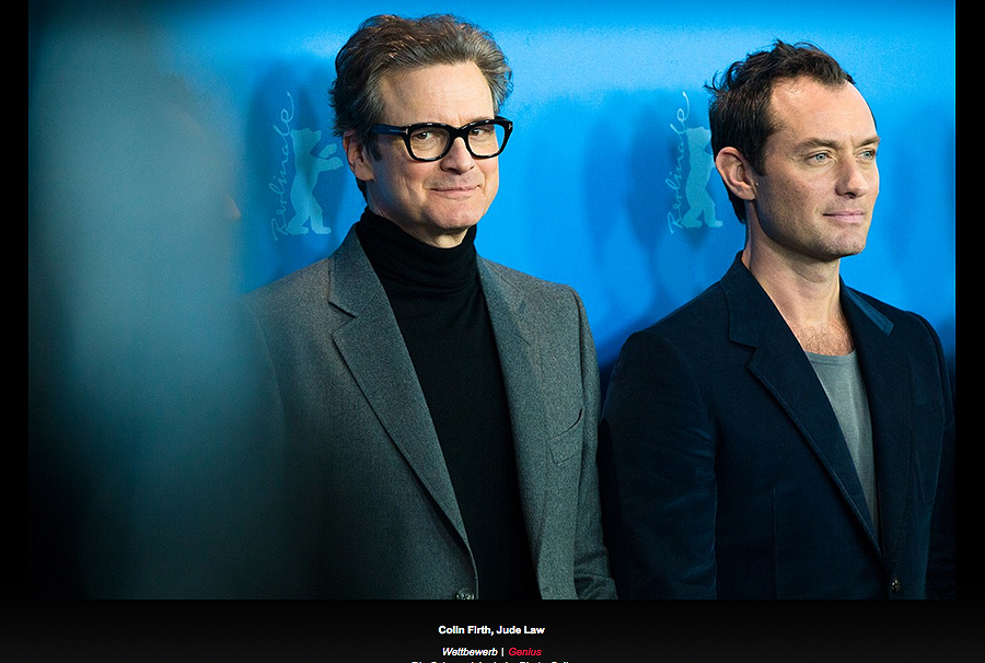 Colin Firth und Jude Law, © Berlinale 2016