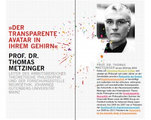 Prof. Metzinger, Smashing Ideas © DIE ZEIT