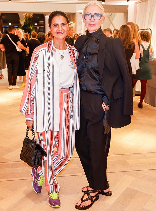 Leyla Piedayesh (LaLa Berlin) und Christiane Arp (Vogue), Photo: Isa Foltin