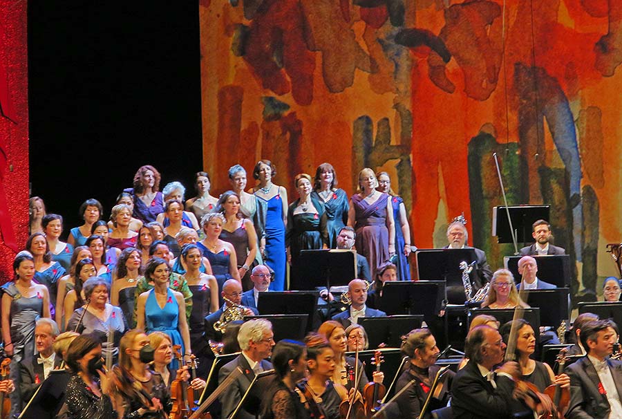 Der Chor der Deutschen, Aids-Gala 2021, Photo: Holger Oper,